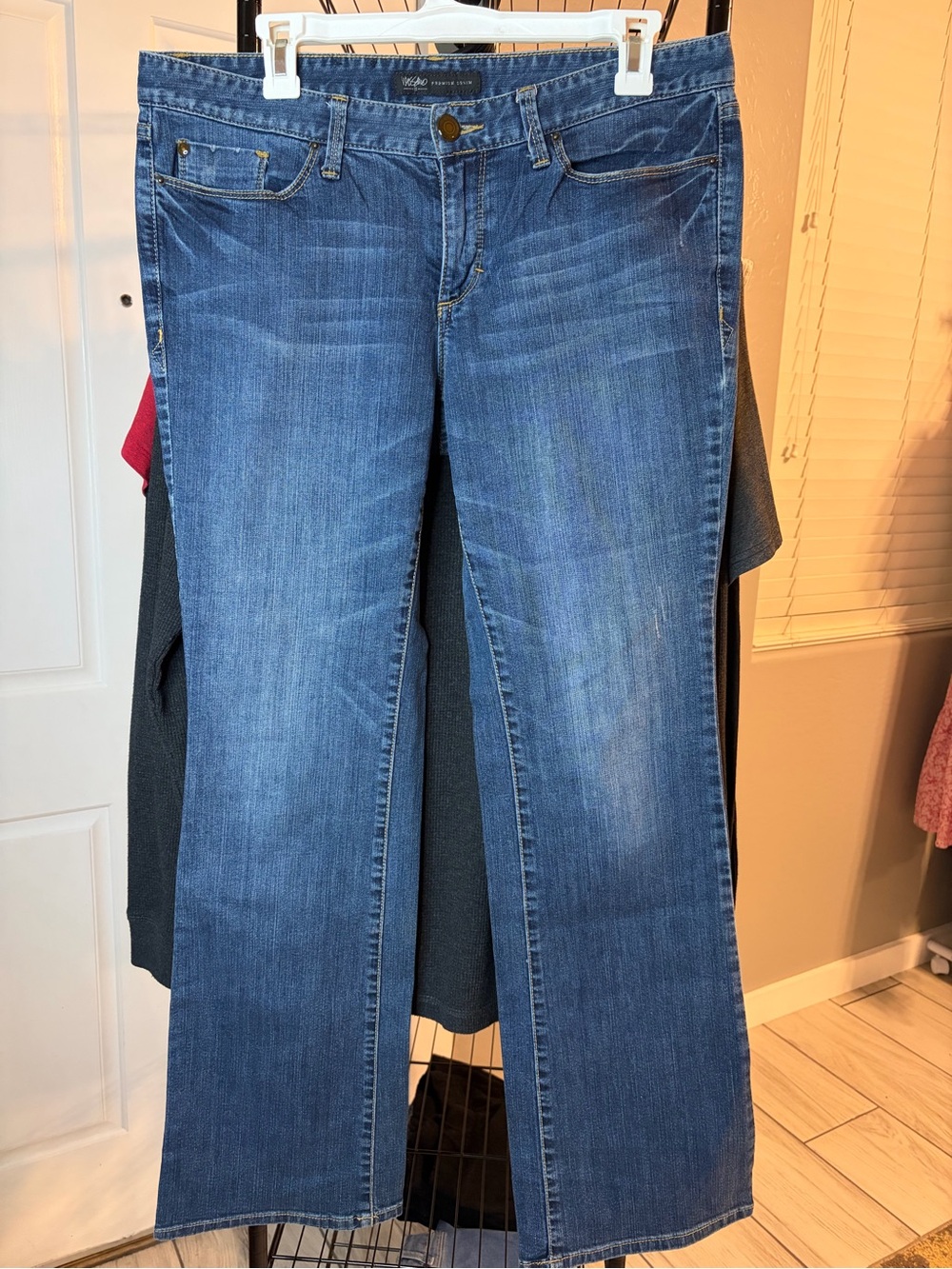 Mossimo Supply Co. Blue Flare Jeans